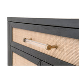 Essentials For Living Traditions Holland Media Chest 6146.B-BLK/NAT