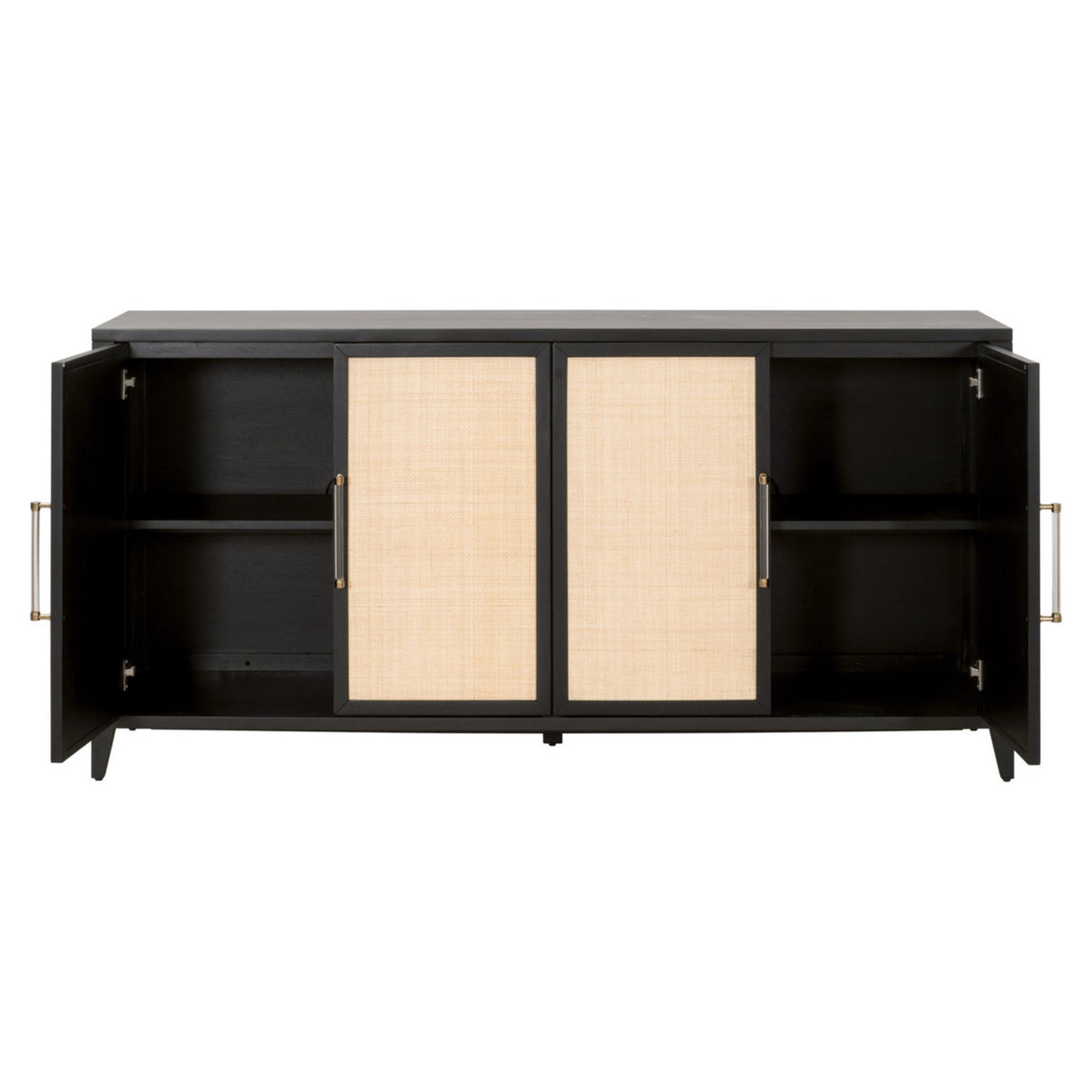 Essentials For Living Traditions Holland Media Sideboard 6142.B-BLK/NAT