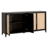 Essentials For Living Traditions Holland Media Sideboard 6142.B-BLK/NAT