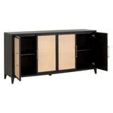 Essentials For Living Traditions Holland Media Sideboard 6142.B-BLK/NAT