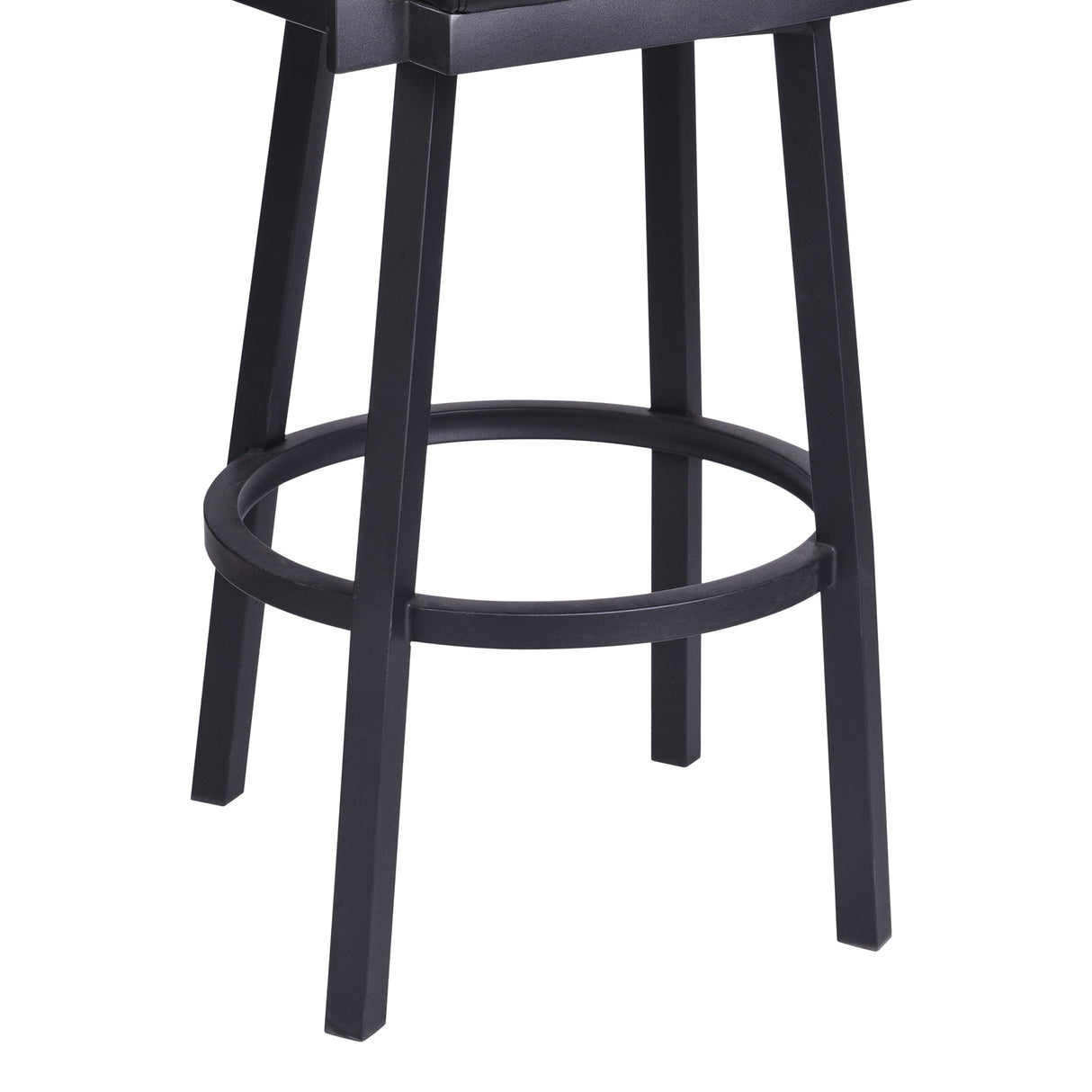 Armen Living Balboa Metal/Faux Leather 100% Polyurethane Barstool