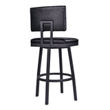 Armen Living Balboa Metal/Faux Leather 100% Polyurethane Barstool