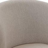 Armen Living Brandy Wood/Foam/Fabric/Metal Turnplate/Kickplate 18% Polyster/28% Linen/54% Viscose Barstool