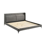 Armen Living Legend MDF & Rubberwood/LEG: Metal/Fabric 100% Polyester Bed