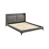 Armen Living Legend MDF & Rubberwood/LEG: Metal/Fabric 100% Polyester Bed