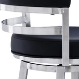 Armen Living Madrid Swivel Barstool