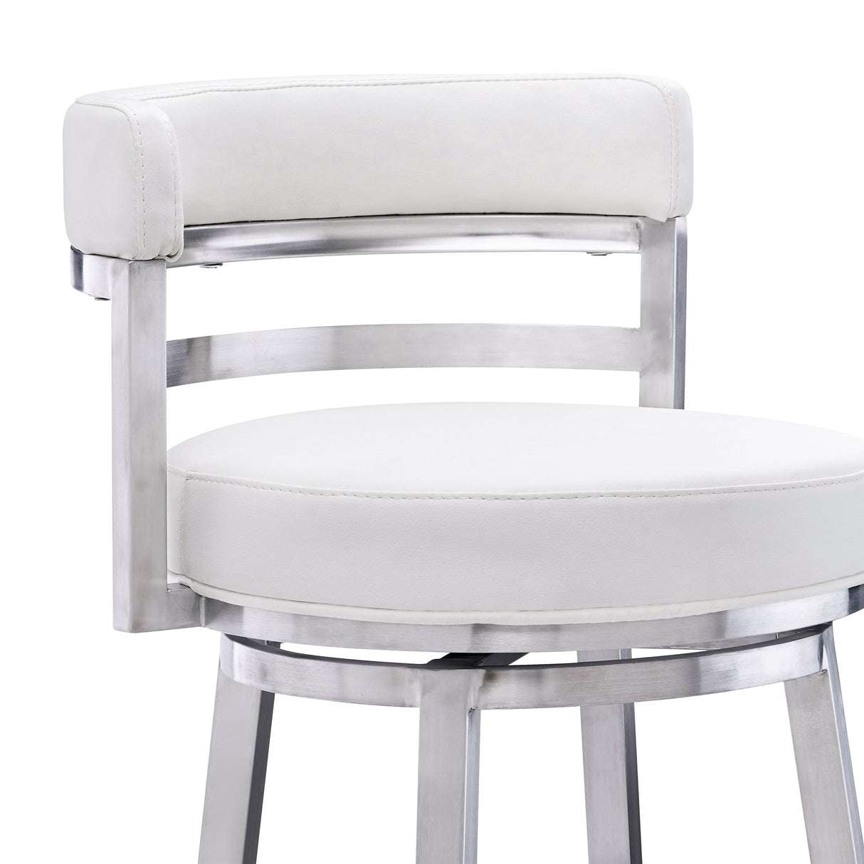 Armen Living Madrid Swivel Barstool