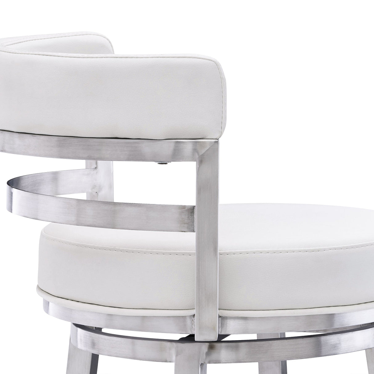 Armen Living Madrid Swivel Barstool