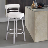 Armen Living Madrid Swivel Barstool