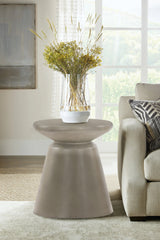 Armen Living Umbre Concrete Indoor/Outdoor Stool End Table