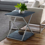 Armen Living Westlake Wood/Metal End Table