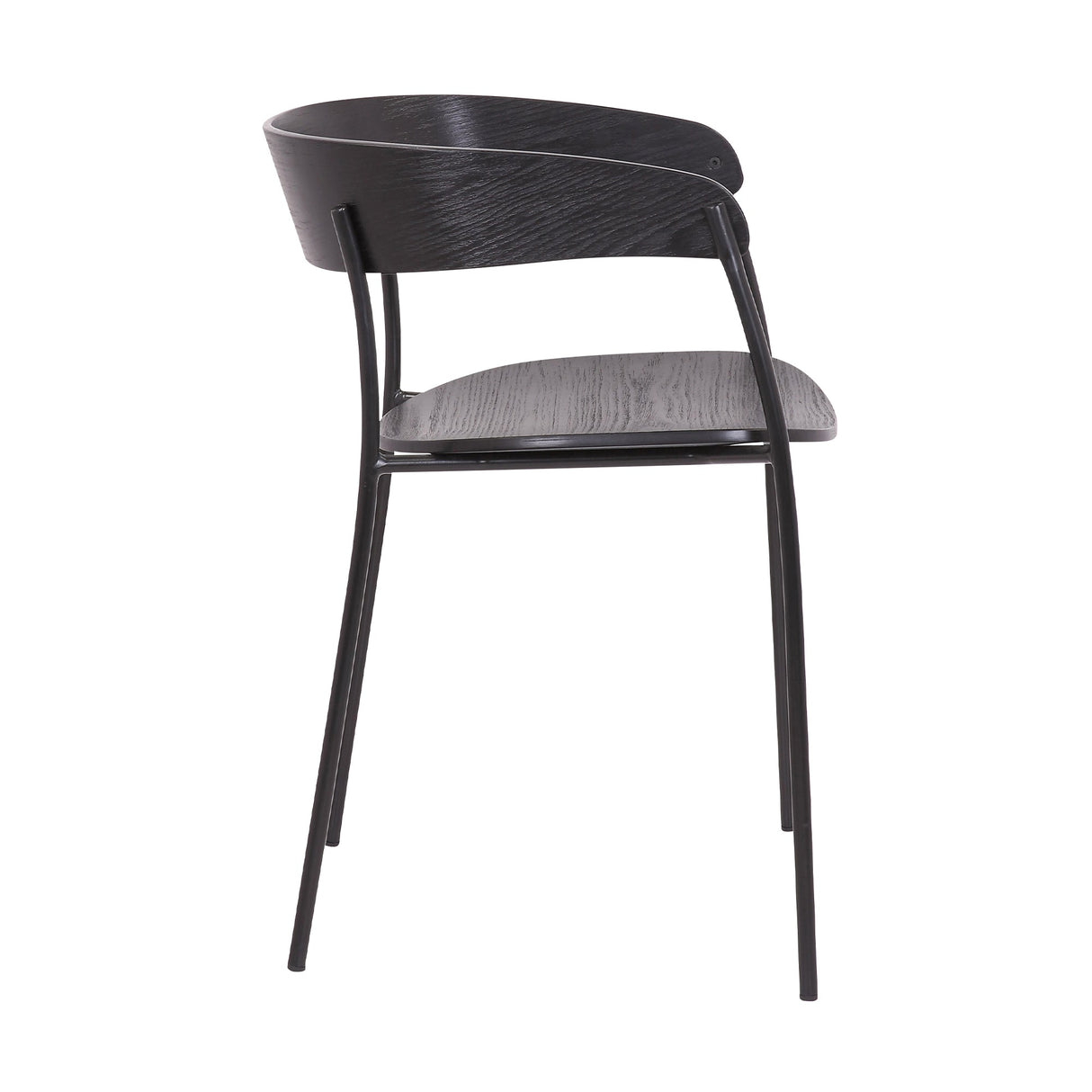 Armen Living Perry Metal/Wood Dining Chair