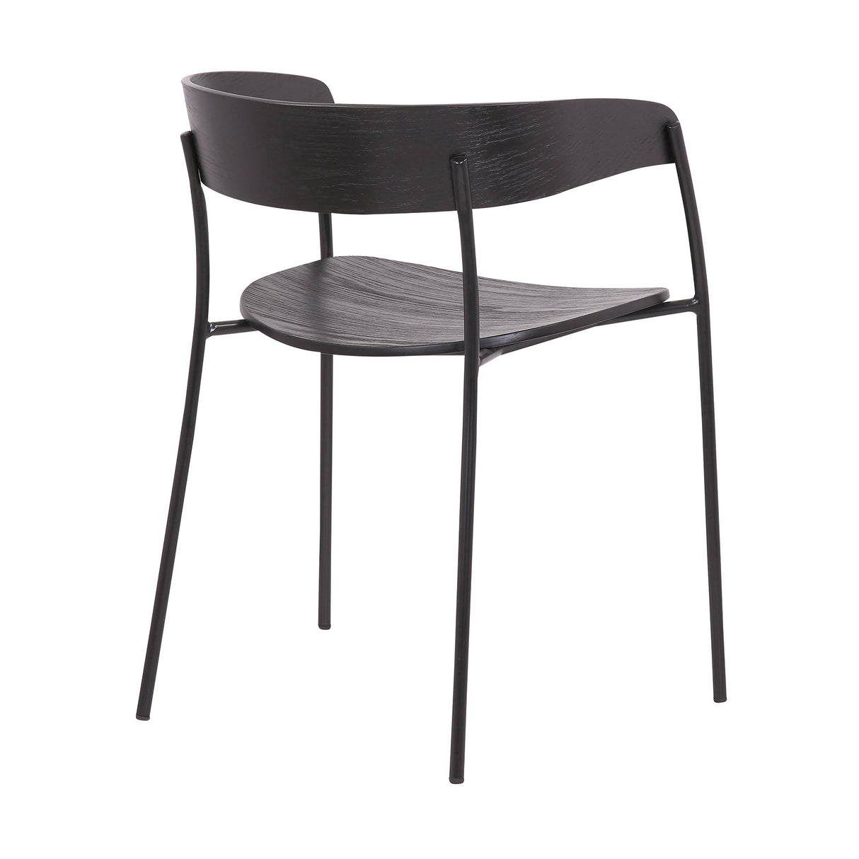 Armen Living Perry Metal/Wood Dining Chair