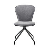 Armen Living Petrie Fabric+PU+Metal Back: 100% Polyurethane Front: 100% Polyester Dining Chair