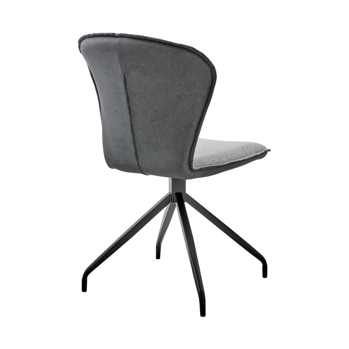 Armen Living Petrie Fabric+PU+Metal Back: 100% Polyurethane Front: 100% Polyester Dining Chair