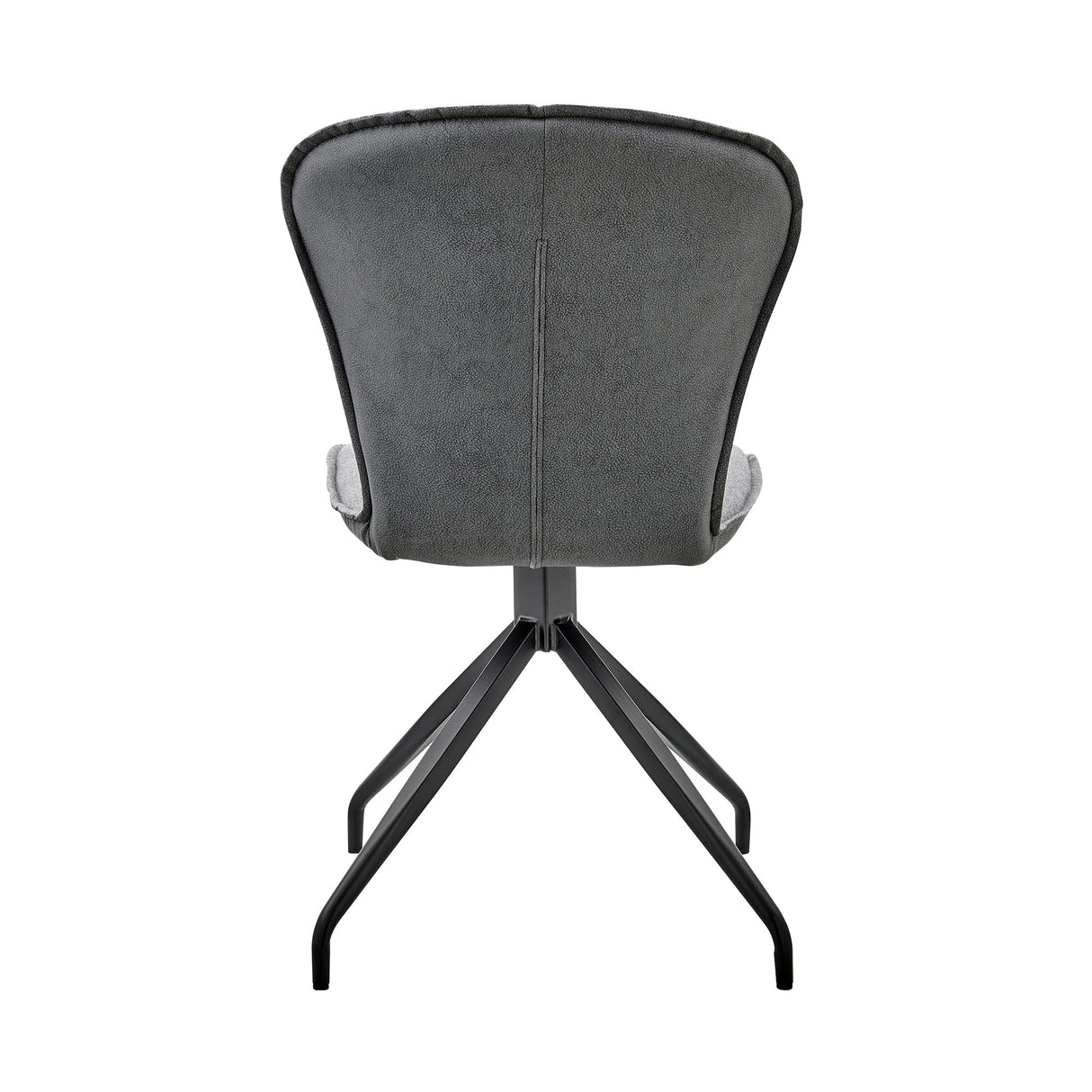 Armen Living Petrie Fabric+PU+Metal Back: 100% Polyurethane Front: 100% Polyester Dining Chair