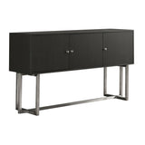 Armen Living Prague Brushed Stainless Steel/Mdf Wood Buffet