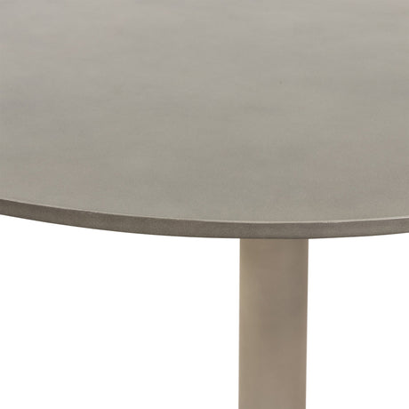 Armen Living Pippa Concrete + Metal Dining Table