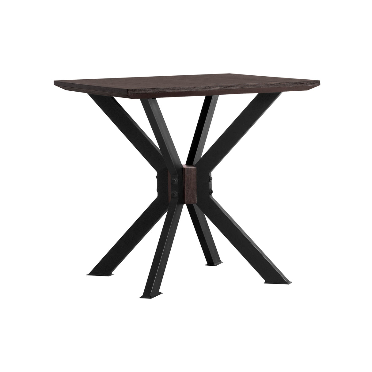 Armen Living Pirate Wood / Metal End Table