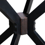 Armen Living Pirate Wood / Metal End Table