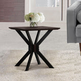 Armen Living Pirate Wood / Metal End Table