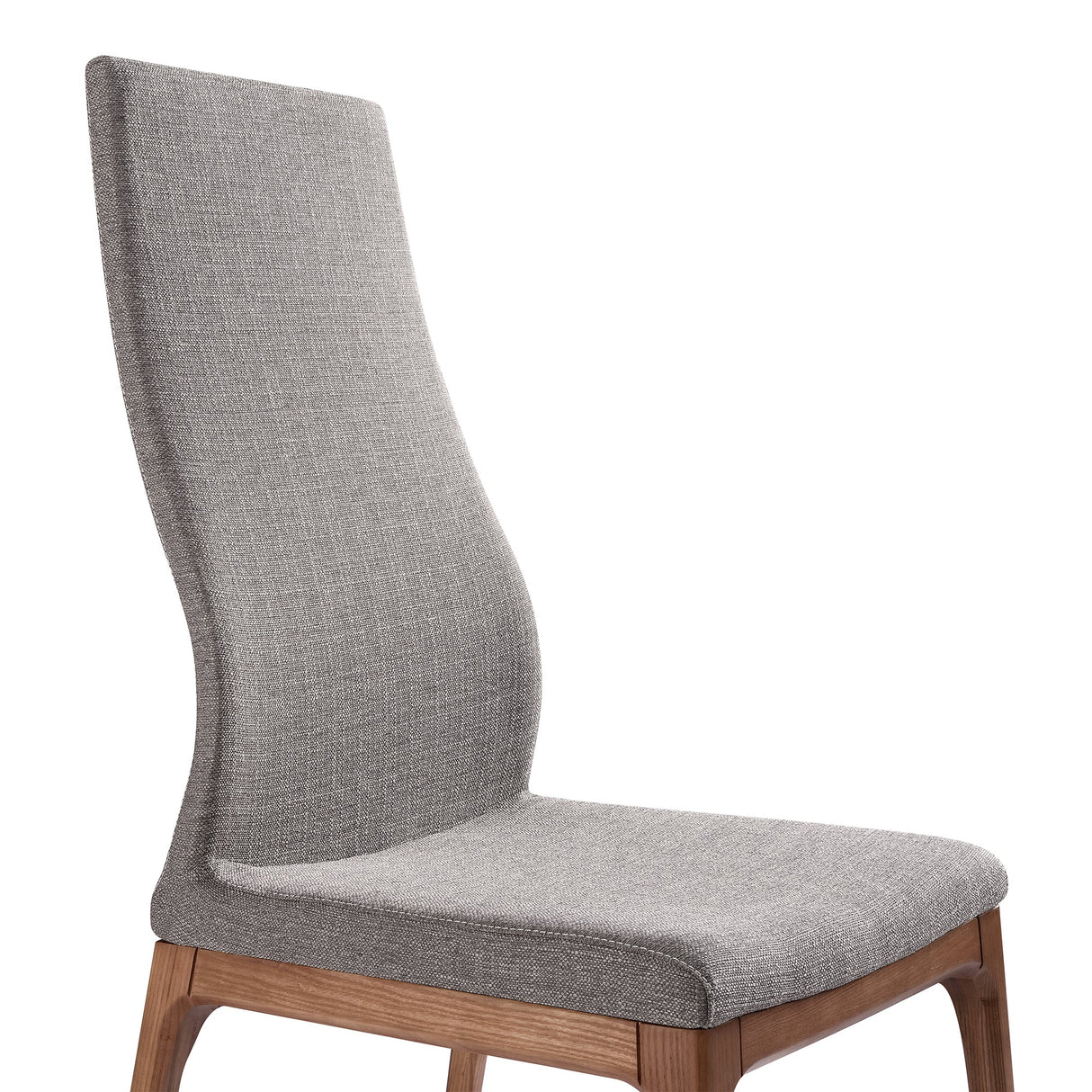 Armen Living Parker Fabric/Sponge/Plywood/Solid Ash 100% Polyester Dining Chair