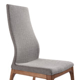 Armen Living Parker Fabric/Sponge/Plywood/Solid Ash 100% Polyester Dining Chair