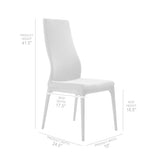 Armen Living Parker Fabric/Sponge/Plywood/Solid Ash 100% Polyester Dining Chair