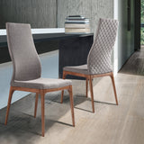 Armen Living Parker Fabric/Sponge/Plywood/Solid Ash 100% Polyester Dining Chair