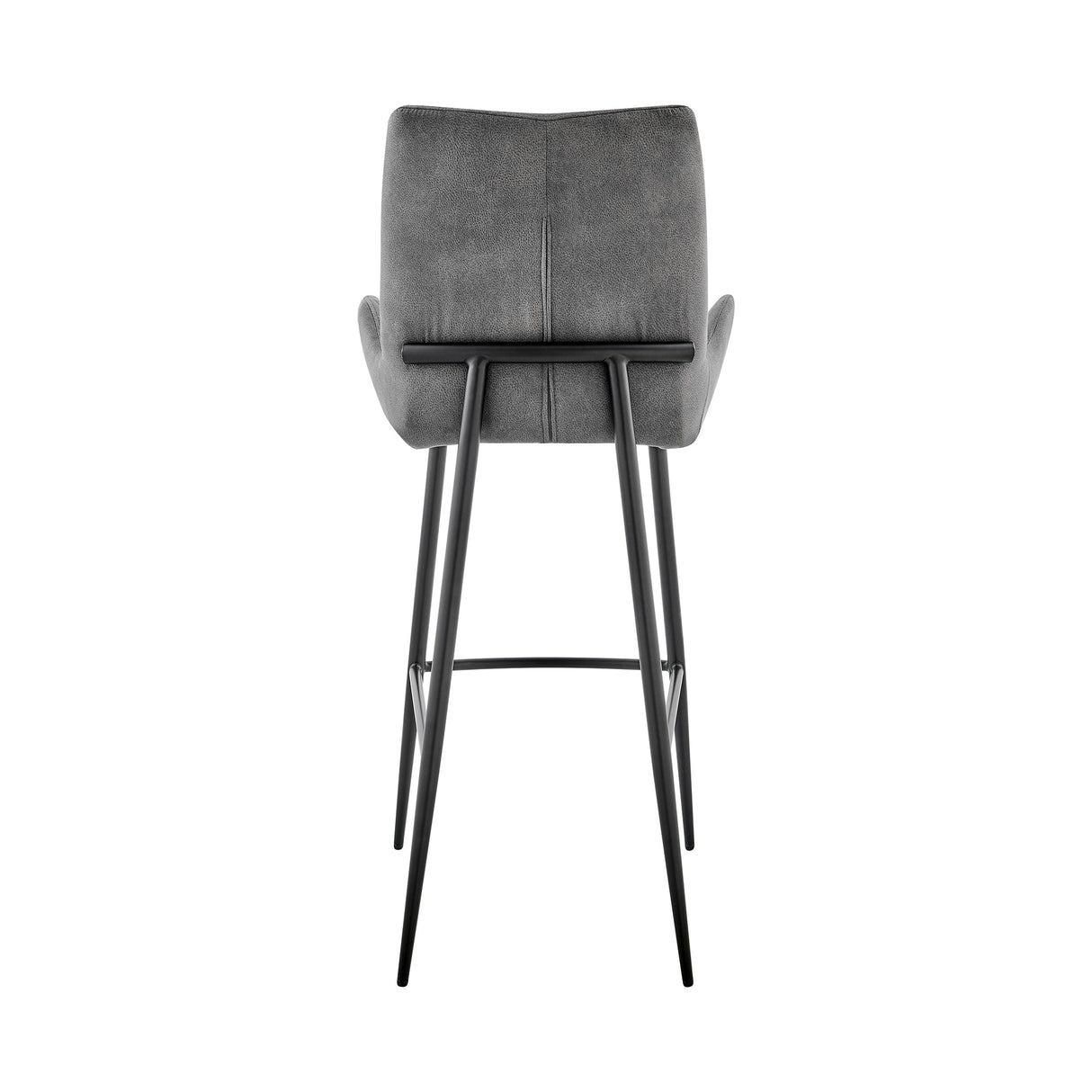 Armen Living Panama Fabric+Metal 100% Polyester Barstool