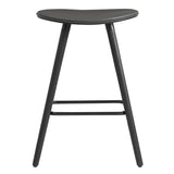 Armen Living Piper Bent Wood/Metal/Faux Leather 100% Polyurethane Bar Stool