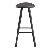 Armen Living Piper Bent Wood/Metal/Faux Leather 100% Polyurethane Bar Stool