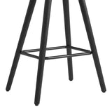 Armen Living Piper Bent Wood/Metal/Faux Leather 100% Polyurethane Bar Stool