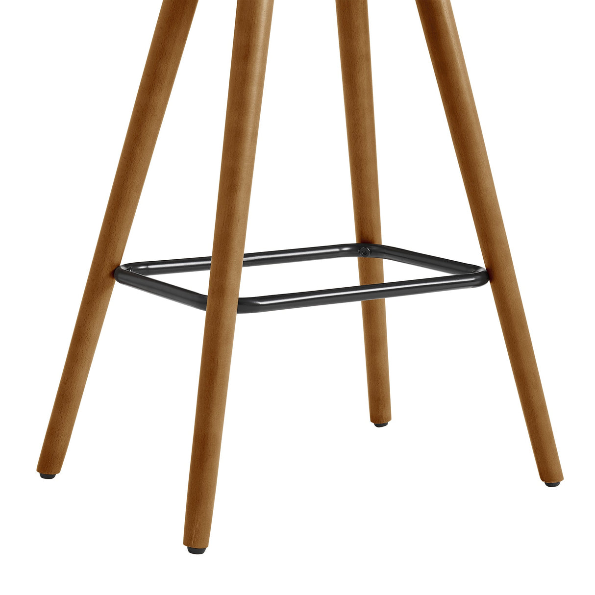 Armen Living Piper Bent Wood/Metal/Faux Leather 100% Polyurethane Bar Stool