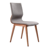 Armen Living Robin Fabric/Sponge/Plywood/Solid Ash 100% Polyester Dining Chair