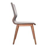 Armen Living Robin Fabric/Sponge/Plywood/Solid Ash 100% Polyester Dining Chair