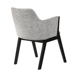 Armen Living Renzo Solid Rubberwood+ Lvl With Foam 100% Polyester Side Chair