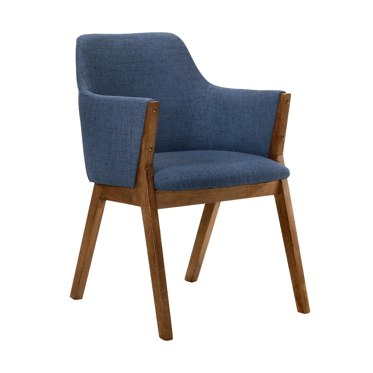 Armen Living Renzo Solid Rubberwood+ Lvl With Foam 100% Polyester Side Chair