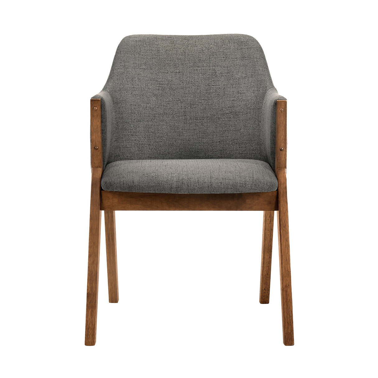 Armen Living Renzo Solid Rubberwood+ Lvl With Foam 100% Polyester Side Chair