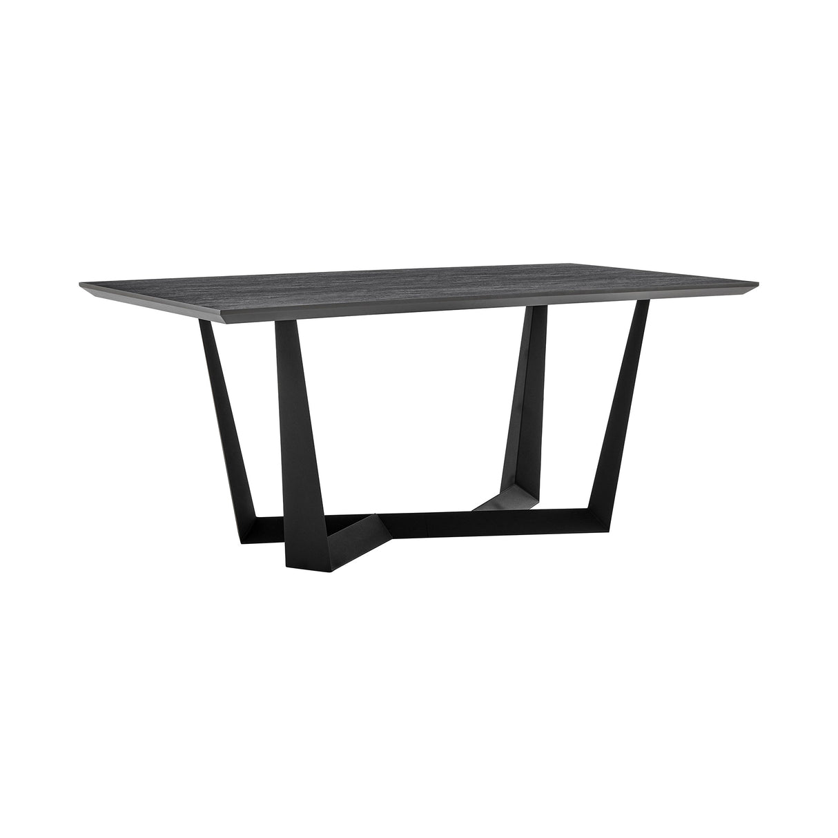 Armen Living Radford Melamine+Metal Dining Table