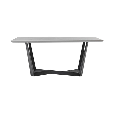 Armen Living Radford Melamine+Metal Dining Table