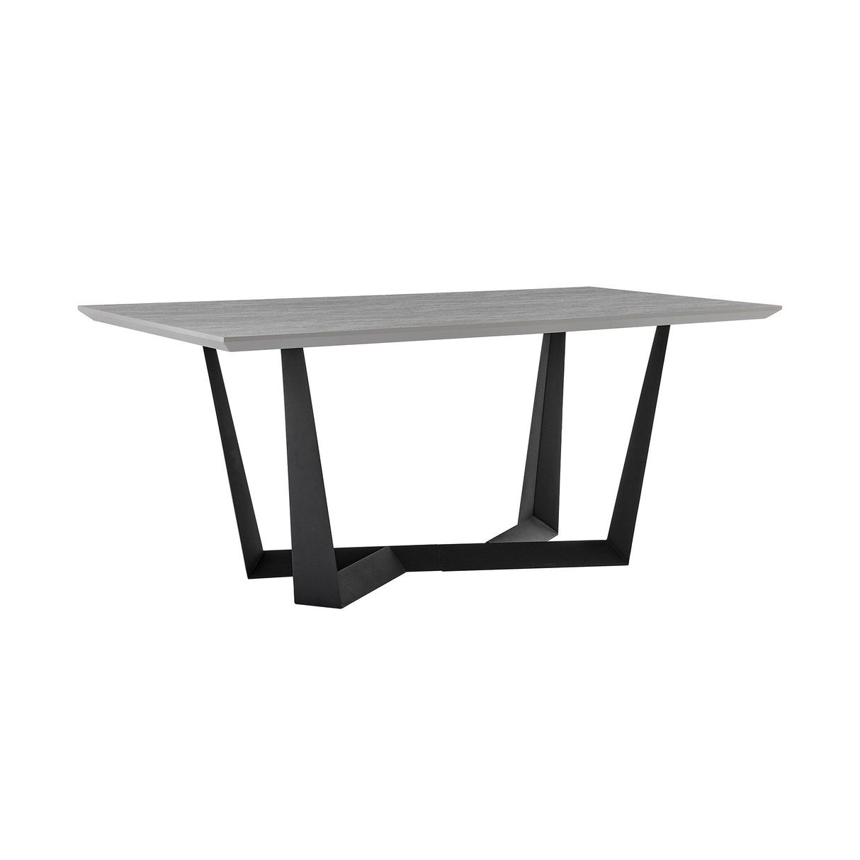 Armen Living Radford Melamine+Metal Dining Table