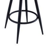 Armen Living Ruby Metal/Faux Leather Polyurethane Barstool