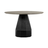 Armen Living Revival Concrete + Wood Dining Table