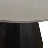 Armen Living Revival Concrete + Wood Dining Table