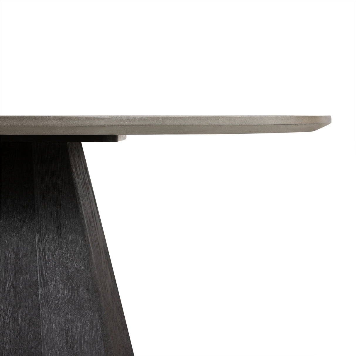 Armen Living Revival Concrete + Wood Dining Table