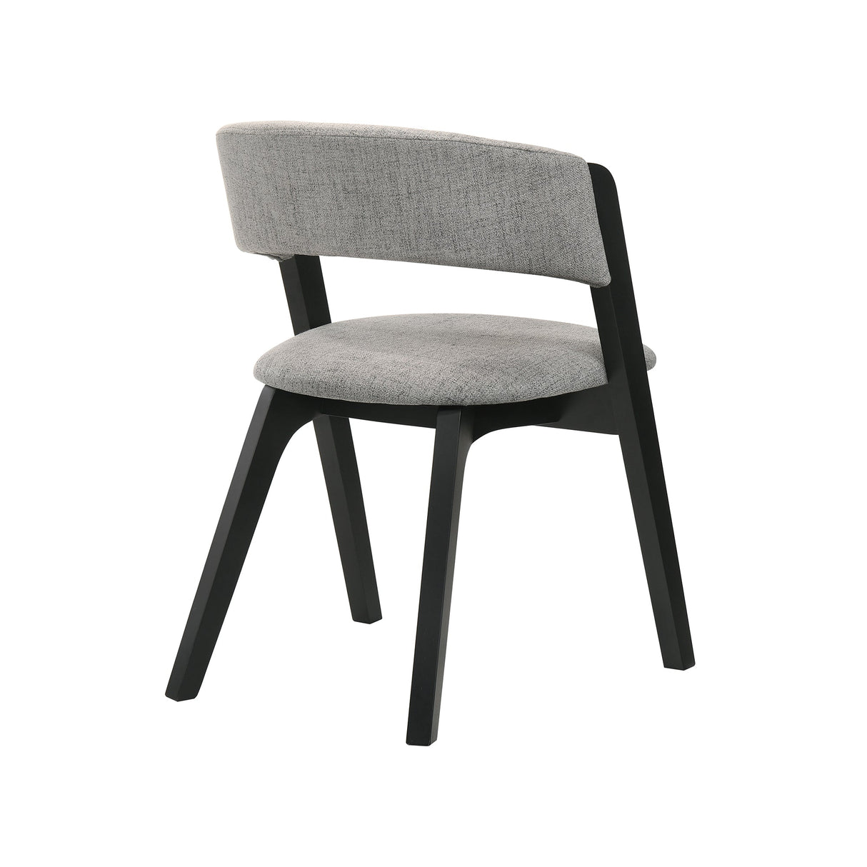 Armen Living Rowan Solid Rubberwood 100% Polyester Dining Chair