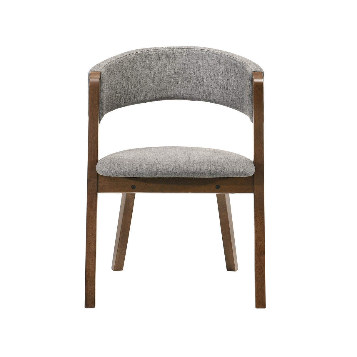 Armen Living Rowan Solid Rubberwood 100% Polyester Dining Chair