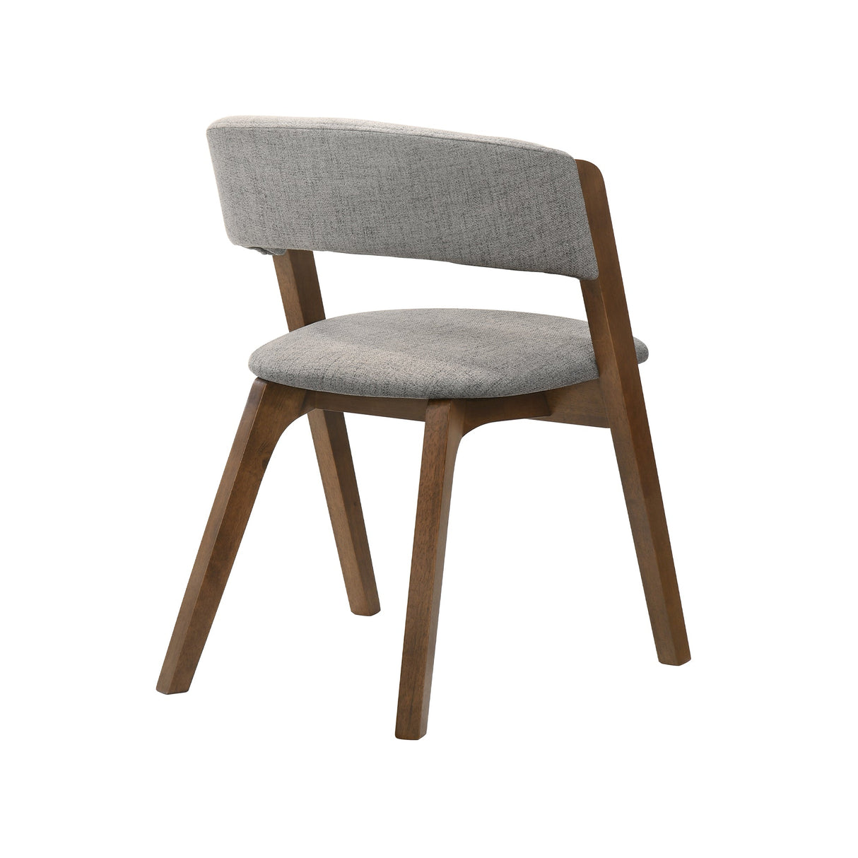 Armen Living Rowan Solid Rubberwood 100% Polyester Dining Chair