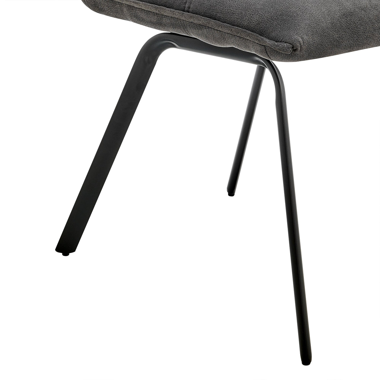 Armen Living Rylee Fabric+Metal 100% Polyester Dining Chair